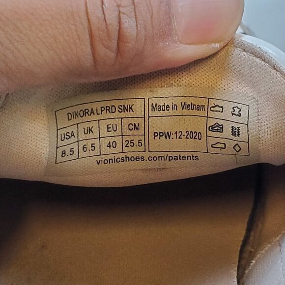 Vionic Dinora Leopard Snake Platform Leather Slip On Animal Print 8.5 Womens - Picture 9 of 12